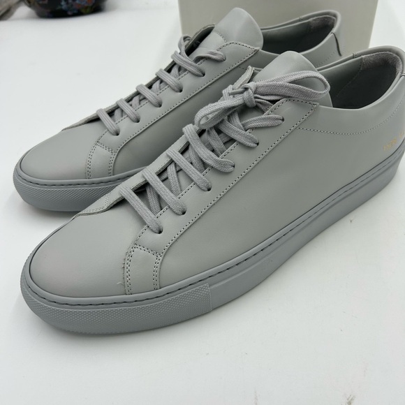 Men's common project low top leather sneaker size 44 made in Italy - Picture 9 of 9